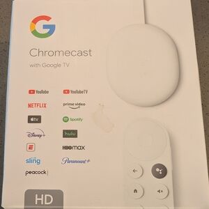 Google Chromecast with Google TV - White